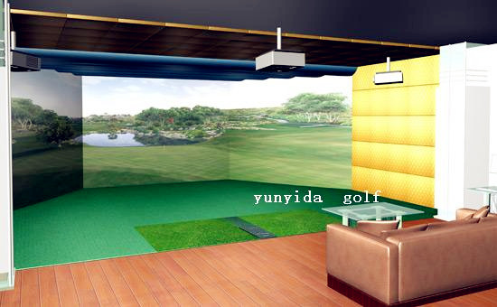 客户都说yunyida室内高尔夫模拟器性价比很品质值得信赖的好厂家