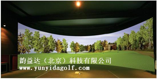 黑龙江大庆市市高新区环屏室内模拟高尔夫工程