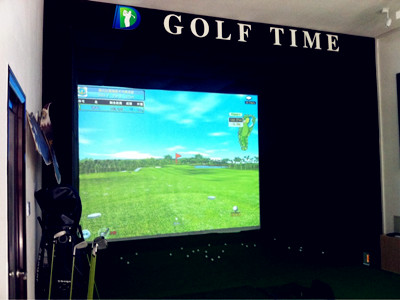 北京室内模拟高尔夫卡拉OK系统竣工喜报