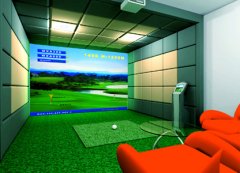 宁夏室内高尔夫设备案例 专业模拟器安装在吴忠