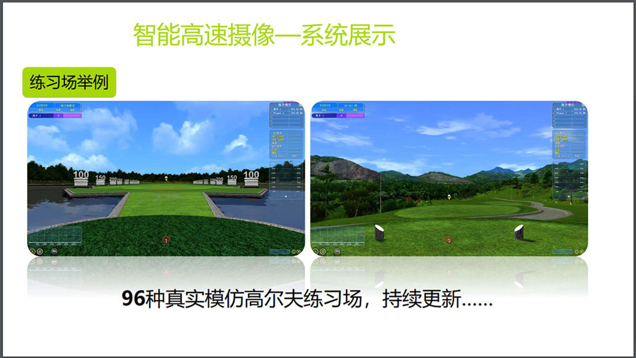 安徽高速摄像模拟高尔夫营销绿草如茵的高尔夫训练系统是信赖的厂家
