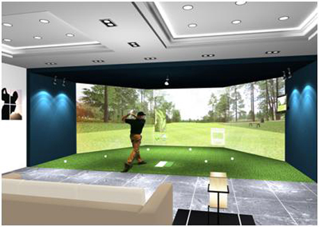 yunyida模拟高尔夫设备供应 体育用品市场里的品牌越来越趋于专业化提升客户体