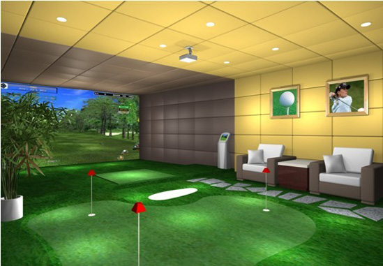 室内高尔夫系统作为全新的高尔夫教学设备 对于