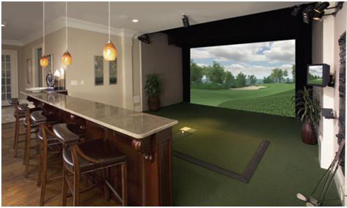 室内模拟高尔夫本次丰富了高尔夫软件 营造了浓厚的高尔夫文化艺术氛围 展现