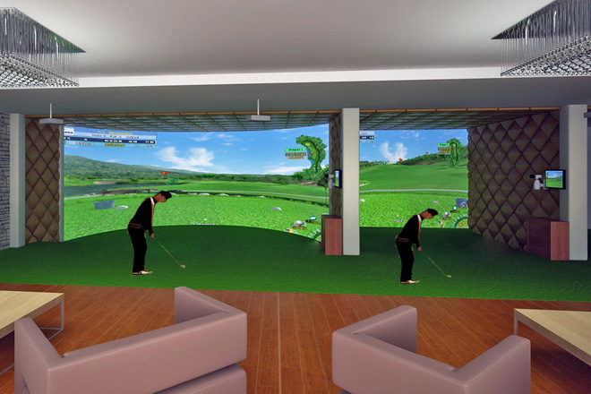 安徽高速摄像室内高尔夫模拟器球场系统 职业版高尔夫软件 40个国内高尔夫球