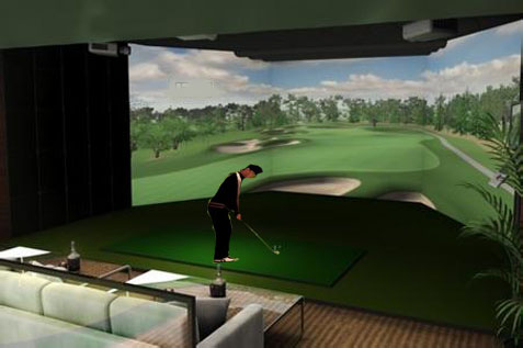 室内高尔夫模拟器把握机遇 推动高尔夫体育运动