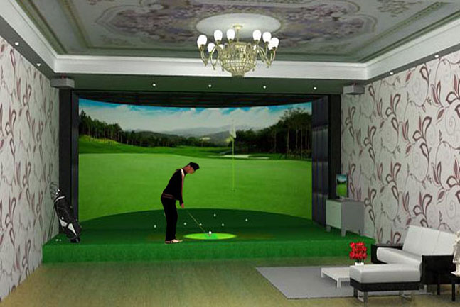 室内高尔夫模拟系统性能和功能非常好 实用价值