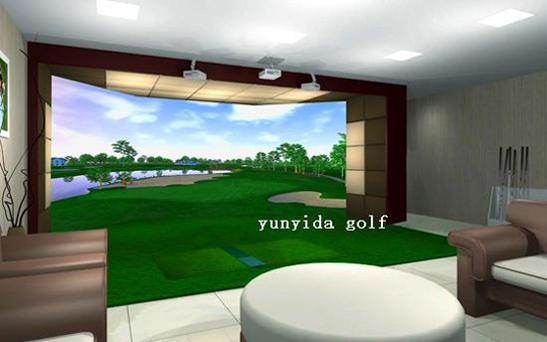 成都高尔夫模拟器系统集体育内专业的挥杆软件