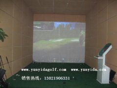 贵阳模拟高尔夫没时间去球场的可以随时在家里进行高尔夫球技训练